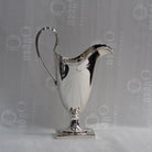 Ogden of Harrogate Silverware Homewares Gifts Silver Helmet-Shaped Cream Jug with Reeded Edge, Birmingham 1974