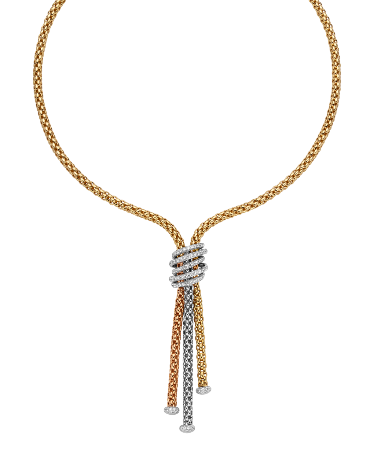 Ogden Of Harrogate Solo Collection Lariat with Diamond Pave'