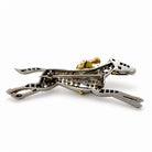 Ogden Of Harrogate Vintage Jewellery 18ct White Gold, Diamond and Enamel Horse and Jockey