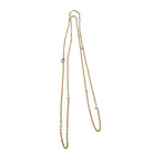 Ogden Of Harrogate Vintage Jewellery A 15ct Yellow gold Chain with Natural Pearls