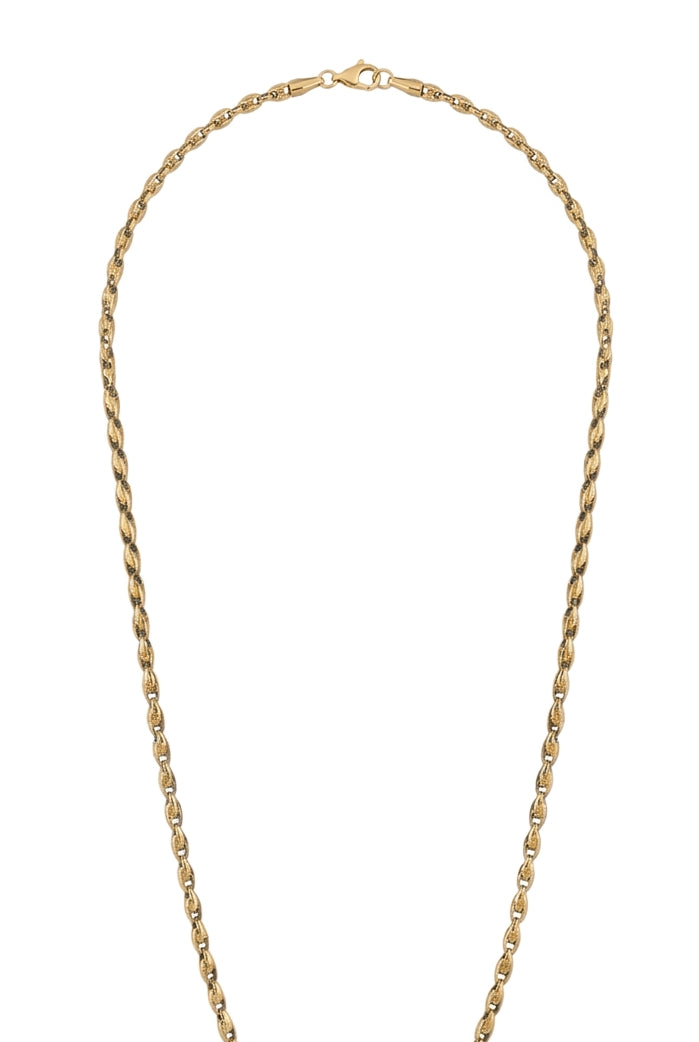 Ogden Of Harrogate Vintage Jewellery A 9ct Yellow Gold Guard Chain Necklace, circa 1930