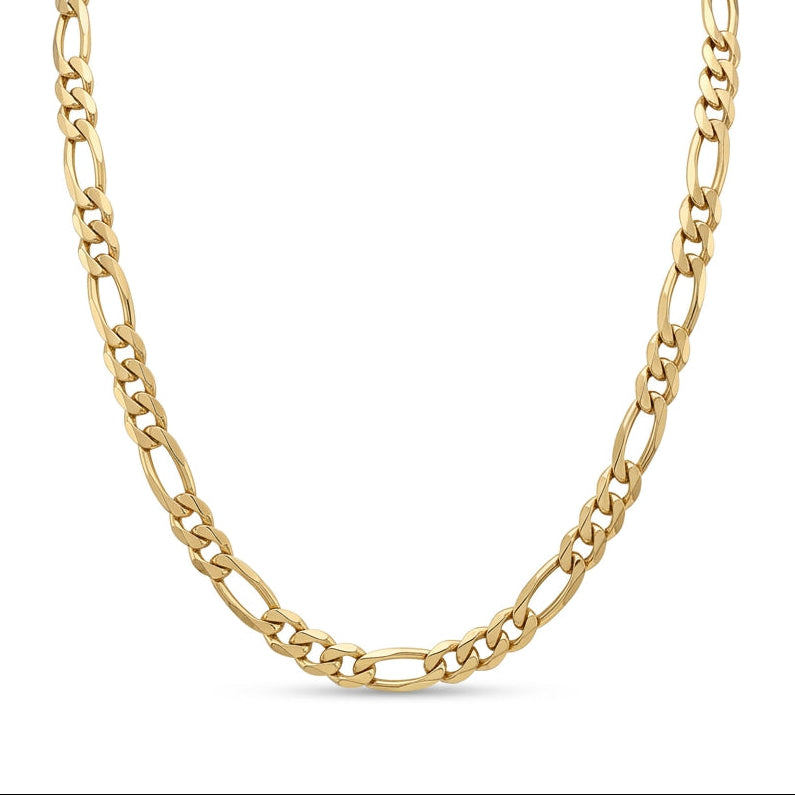 Ogden Of Harrogate Vintage Jewellery A 9ct Yellow Gold Solid Figaro Link Chain