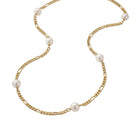 Ogden Of Harrogate Vintage Jewellery A 9ct Yellow Gold Spaced Peal Necklace
