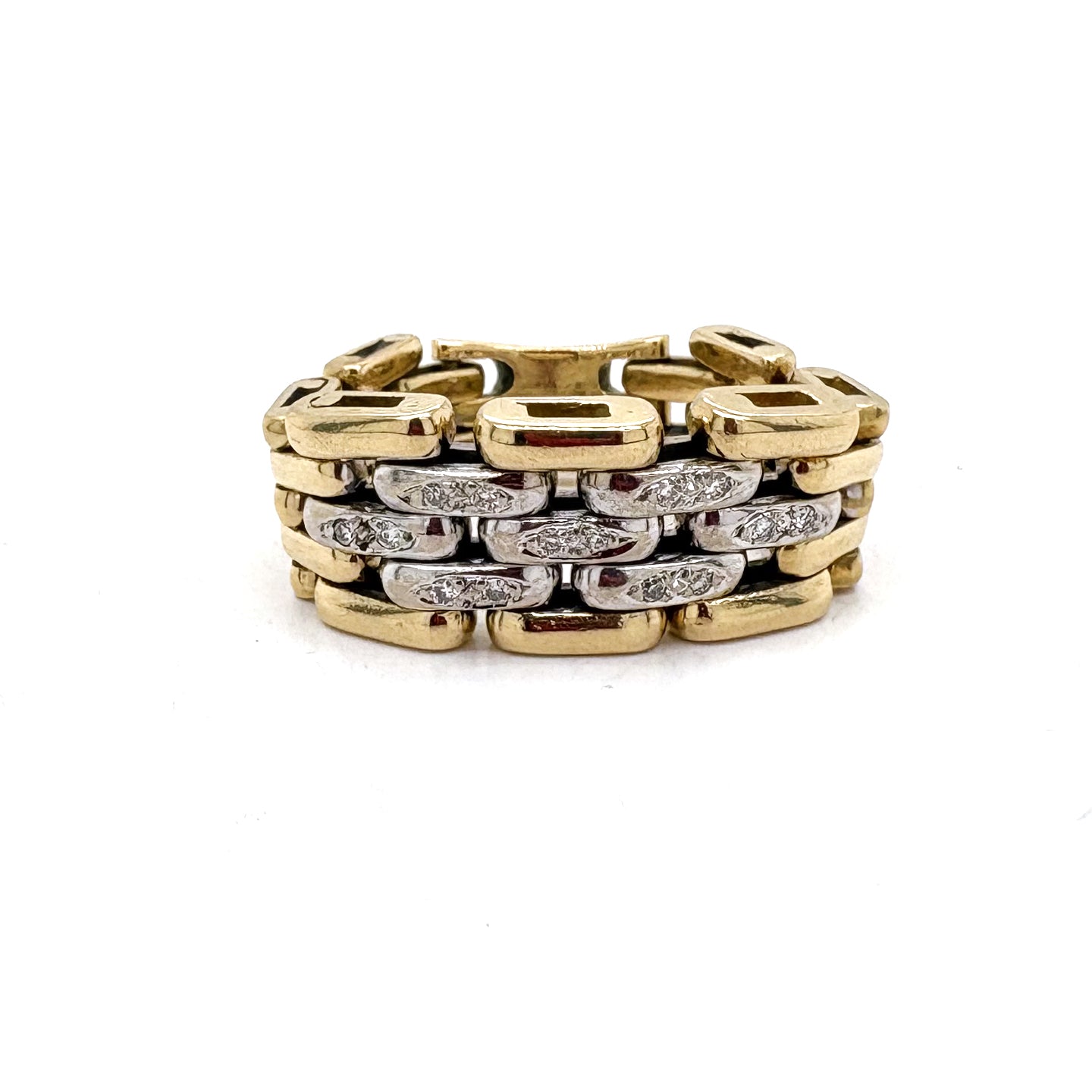 Ogden Of Harrogate Vintage Jewellery A Diamond Set Bracelet Ring