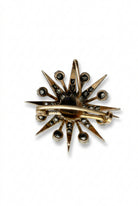 Ogden Of Harrogate Vintage Jewellery A Silver And Gold Diamond Set Star Brooch