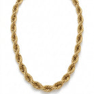 Ogden Of Harrogate Vintage Jewellery An 18ct Yellow Gold Twisted Chunky Rope Chain