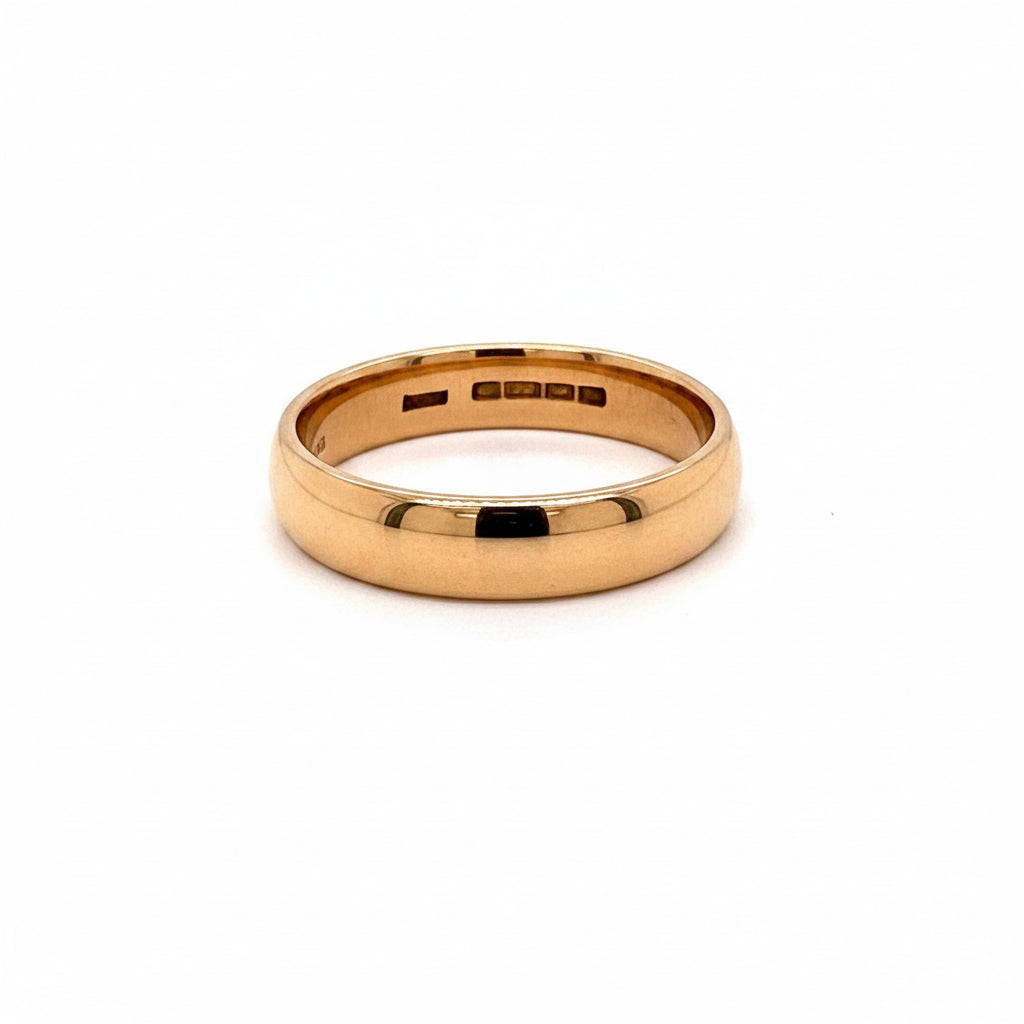 Ogden Of Harrogate Vintage Jewellery An Antique 22ct Rose Gold Wedding Band