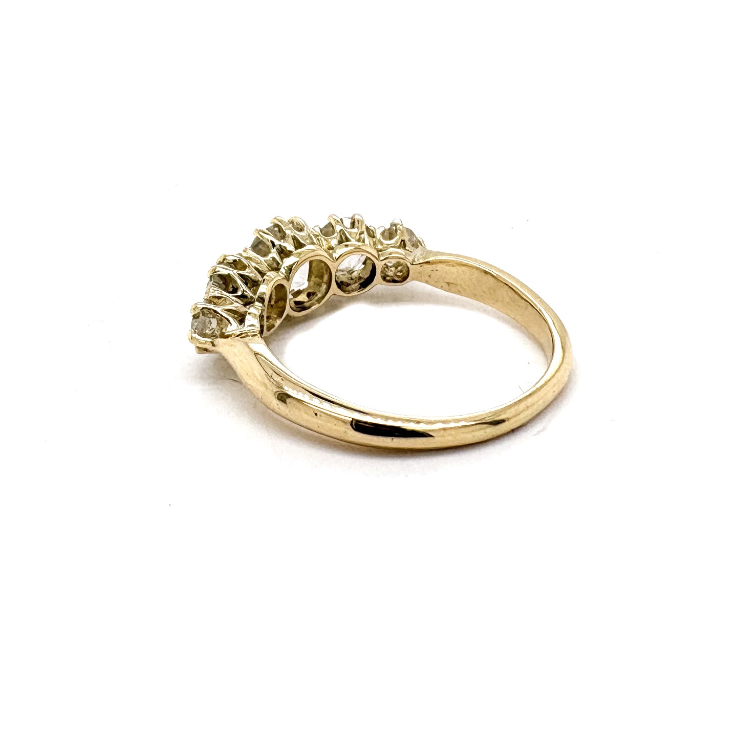 Ogden Of Harrogate Vintage Jewellery An Old Brilliant-cut Diamond Five-stone Ring