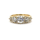 Ogden Of Harrogate Vintage Jewellery An Old Brilliant-cut Diamond Five-stone Ring