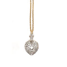 Ogden Of Harrogate Vintage Jewellery An Old-cut Diamond Heart Pendant