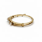 Ogden Of Harrogate Vintage Jewellery Opal Bangle, 18ct Gold