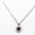 Ogden Of Harrogate Vintage Jewellery Platinum and Diamond Surround Cluster Pendant