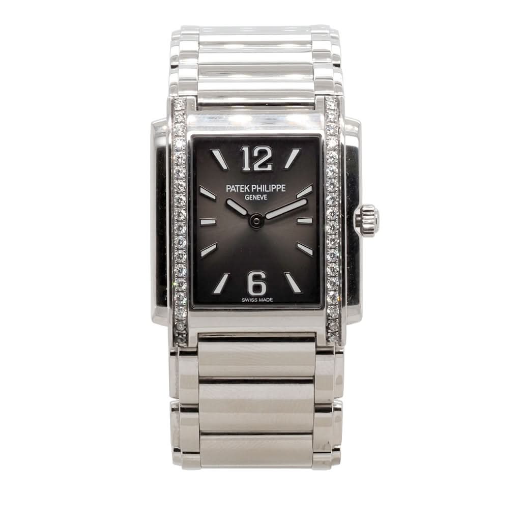 Patek Philippe Twenty~4 Diamond-Set Stainless Steel Quartz