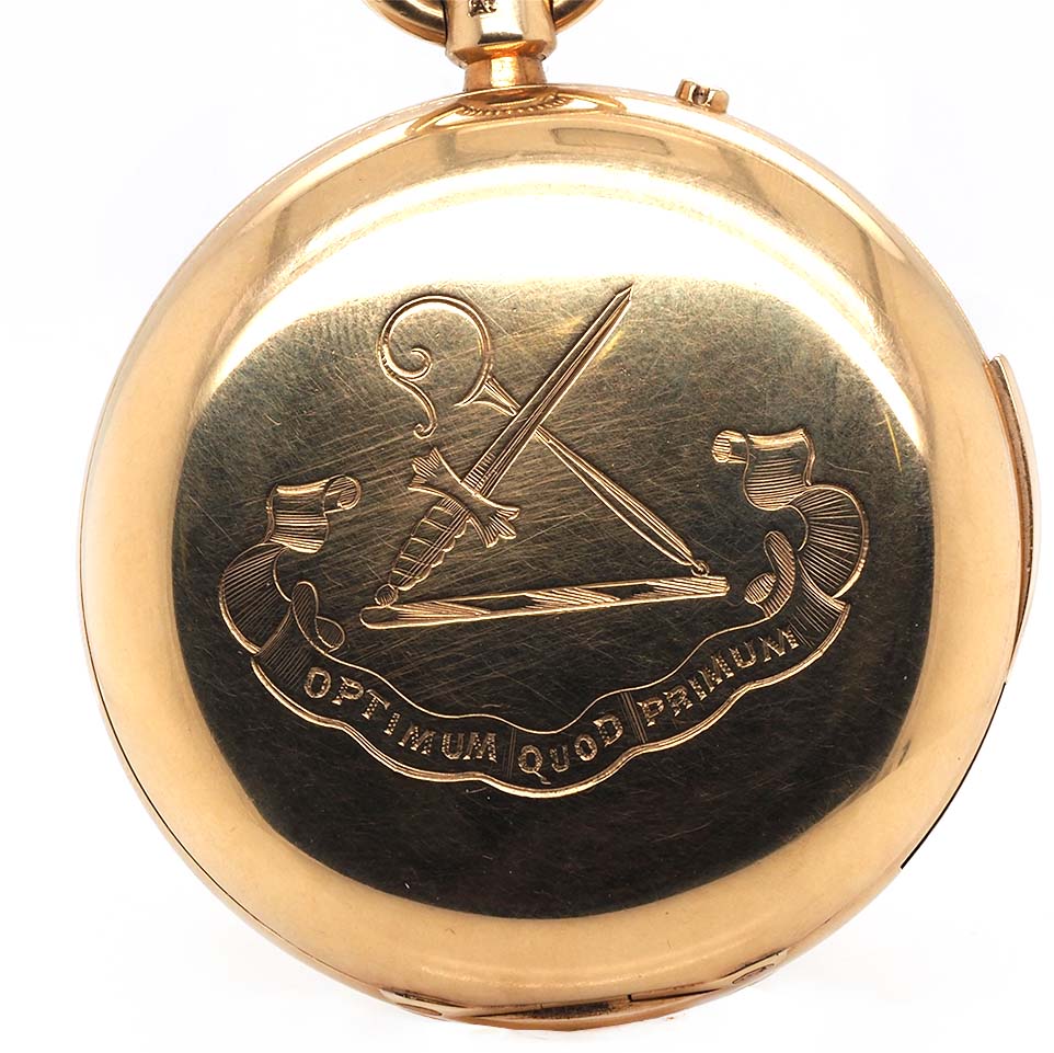 Ogden Vintage Watches Ogden Vintage Watch 18ct Yellow Gold Rare Fine Minute Repeater Full Hunter Pocket Watch – Moonphase & Leap Year | London 1886