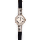 Ogden Vintage Watches Ogden Vintage Watch Art Deco Platinum Quartz Cocktail Watch, c.1920