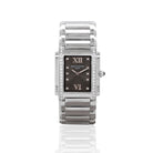 Ogden Vintage Watches Ogden Vintage Watch Patek Philippe Twenty~4 Stainless Steel Diamond-Set Quartz Watch