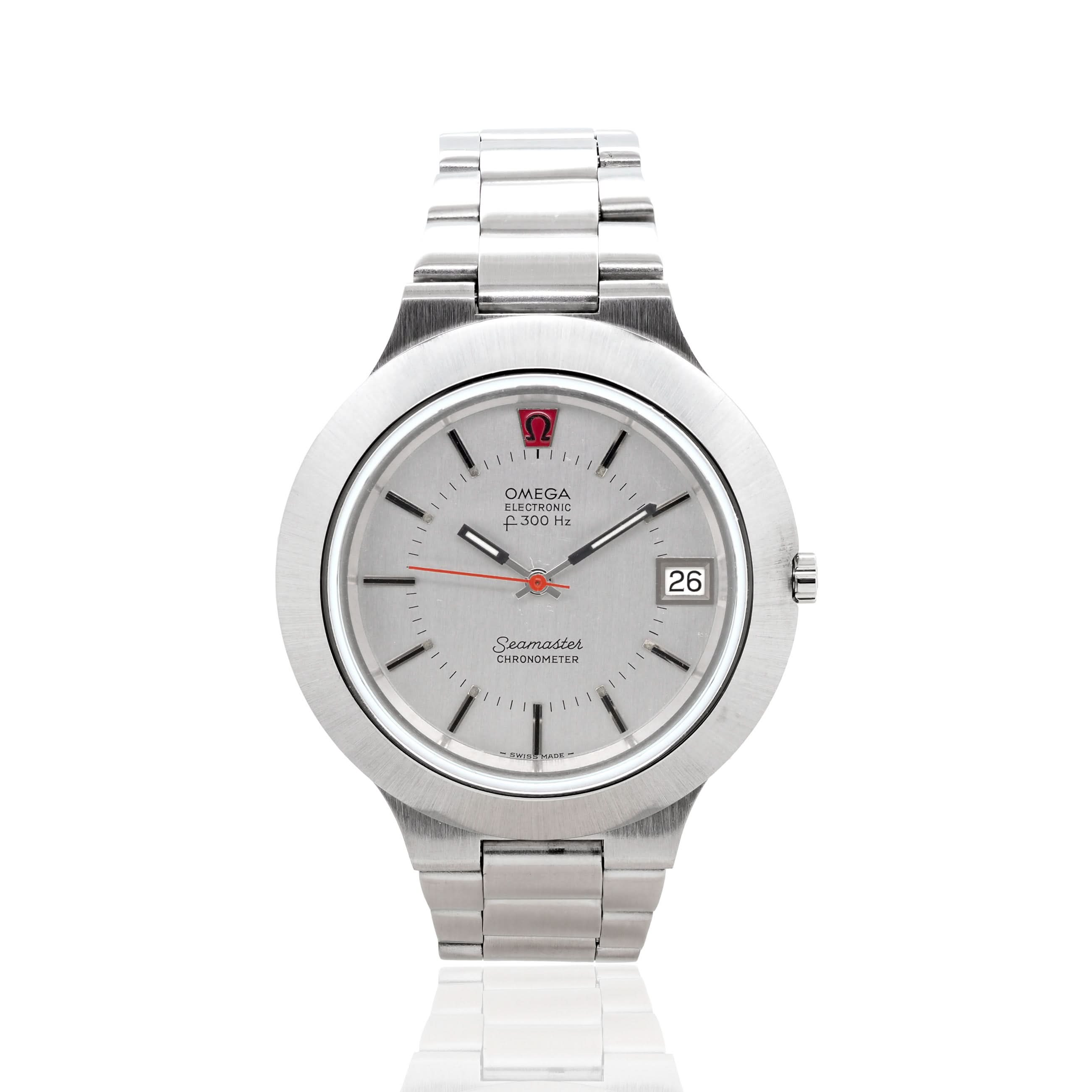 Ogden Vintage Watches Ogden Vintage Watch Rare Omega Seamaster Electronic Steel Watch, c.1971-75