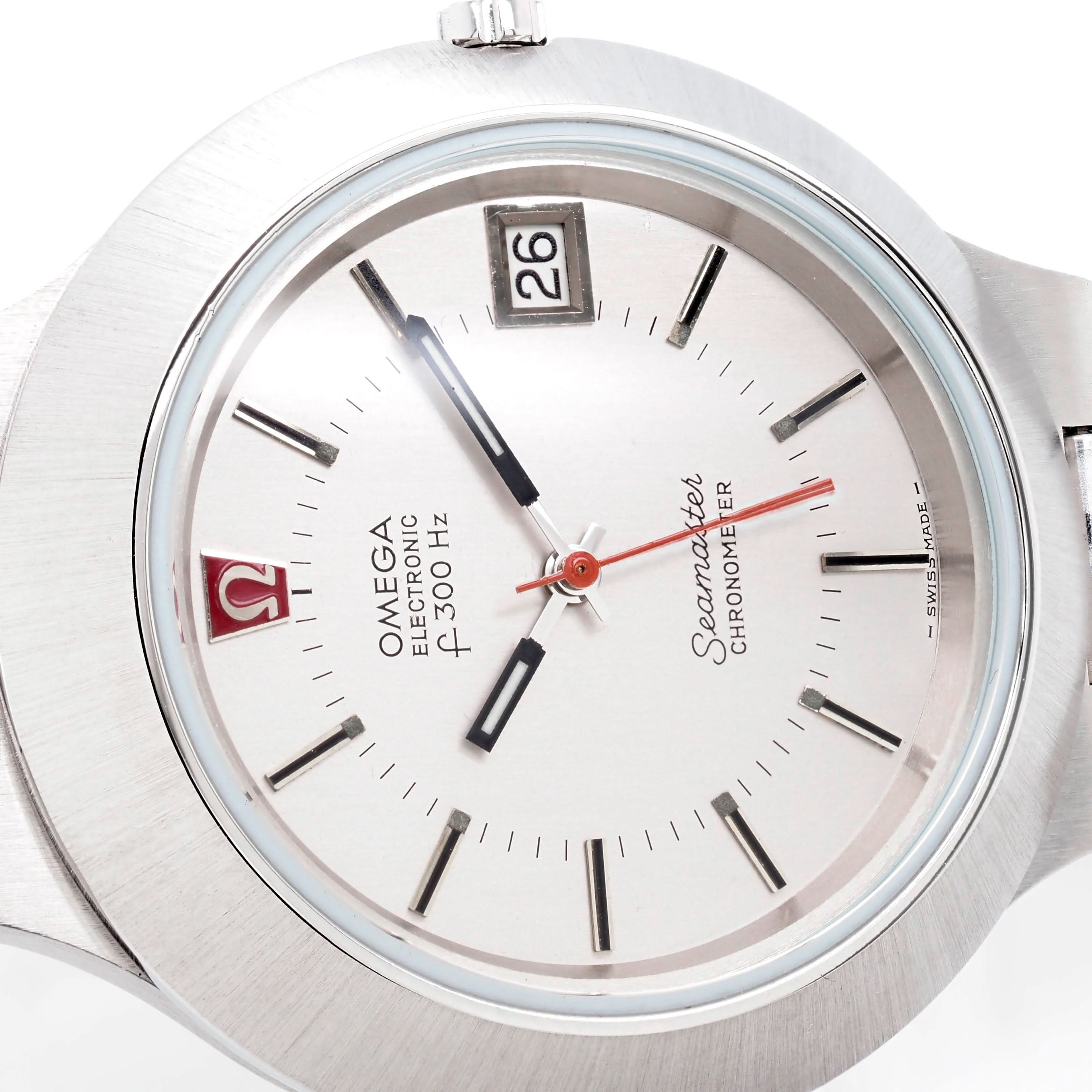 Ogden Vintage Watches Ogden Vintage Watch Rare Omega Seamaster Electronic Steel Watch, c.1971-75