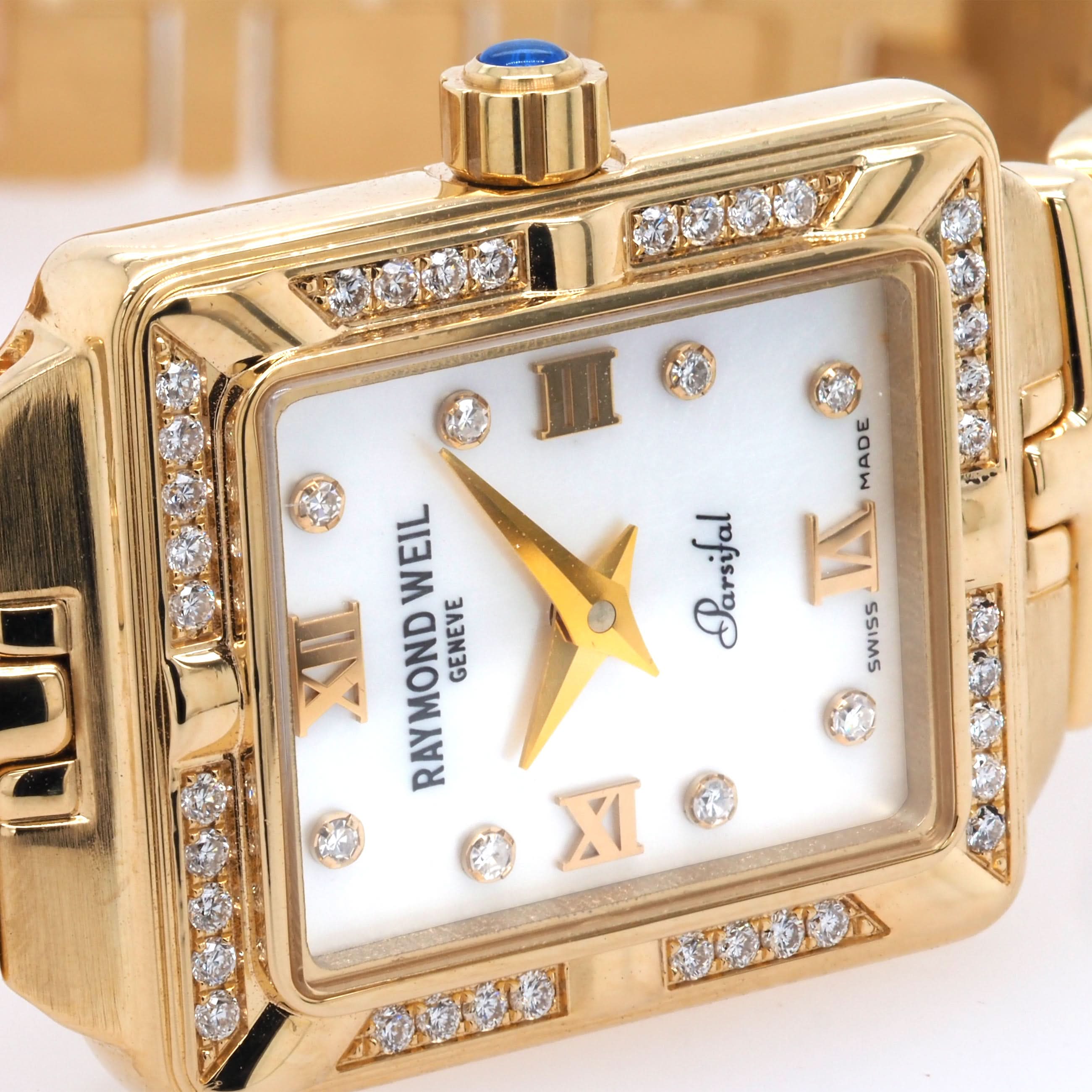 Ogden Vintage Watches Ogden Vintage Watch Raymond Weil Parsifal 18ct Yellow Gold Diamond-Set Watch