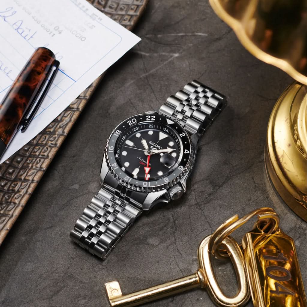 Seiko Luxury Watch Seiko 5 Sports ‘Black Grape’ GMT SKX Re-Interpretation SSK001K1