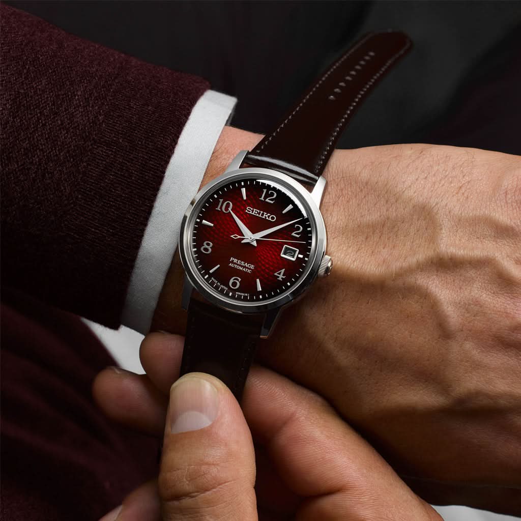 Seiko Luxury Watch Seiko Presage Cocktail Time 'Negroni' SRPE41J1