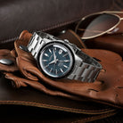 Seiko Luxury Watch Seiko Presage ‘Petrol Blue’ Style 60s Road Trip GMT SSK009J1