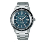 Seiko Luxury Watch Seiko Presage ‘Petrol Blue’ Style 60s Road Trip GMT SSK009J1