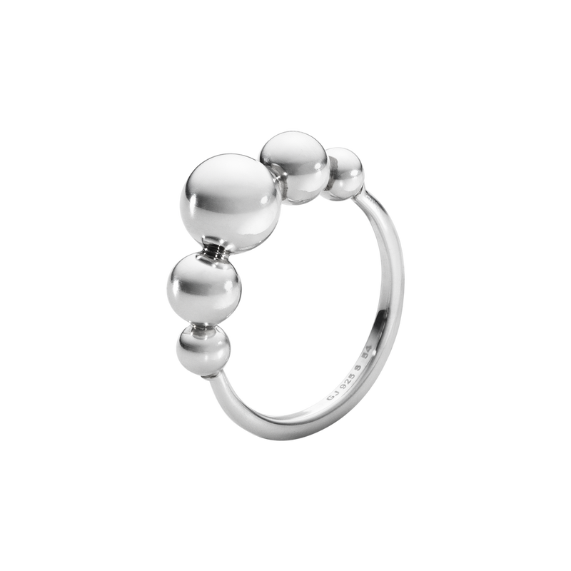 MOONLIGHT GRAPES RING - OXIDISED STERLING SILVER - 3560980