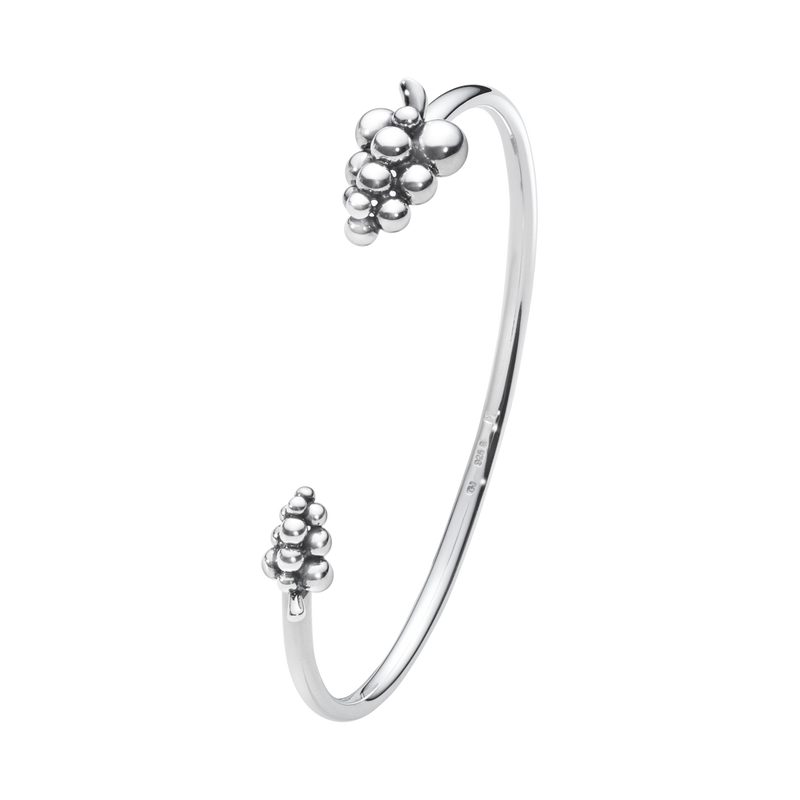 MOONLIGHT GRAPES BANGLE - STERLING SILVER - 3531196