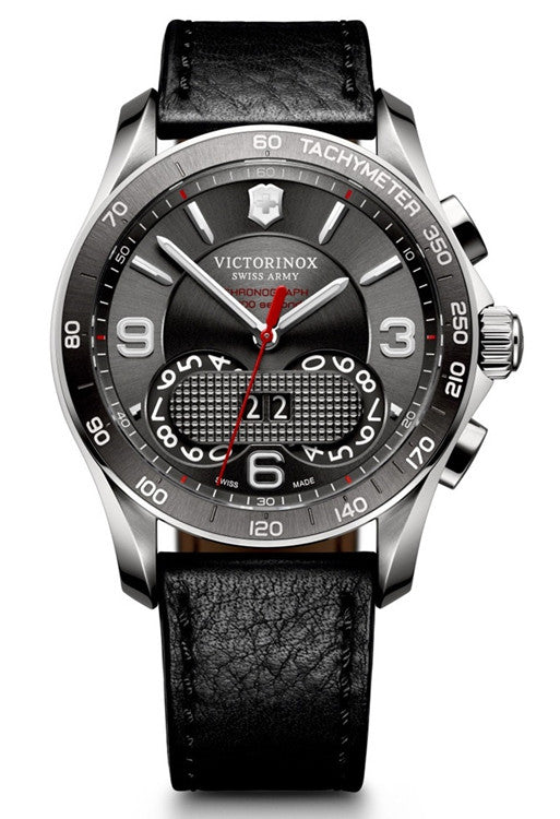 VICTORINOX Swiss Army Chronograph Classic grey dial watch 241616 - Ogden Of Harrogate