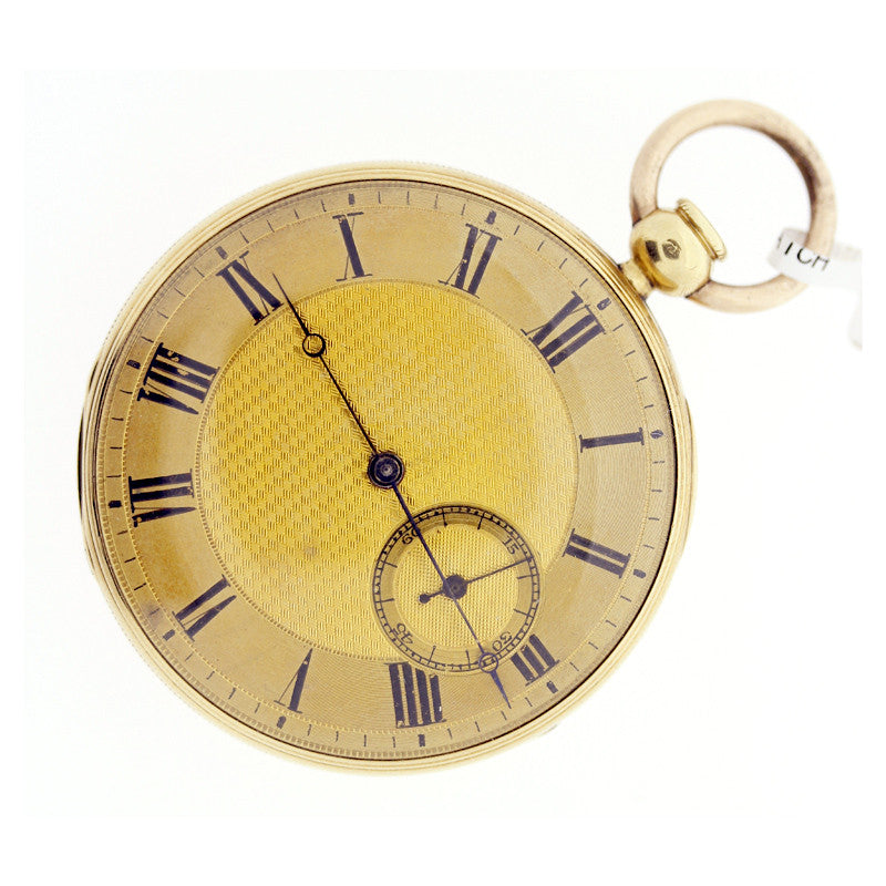 18ct yellow gold quarter repeater c.1900 pocket watch 45mm - Ogden Of Harrogate - 1