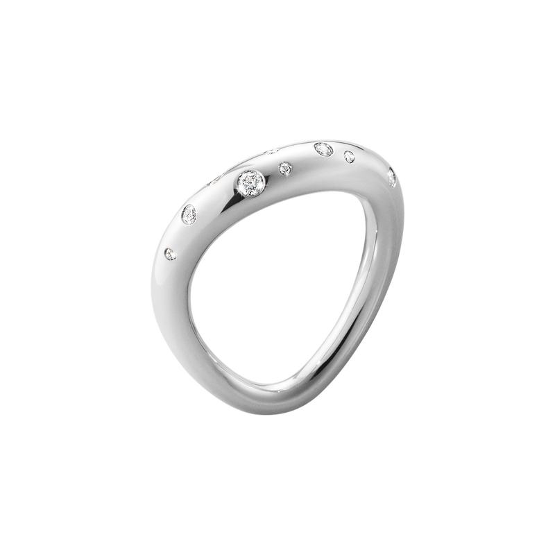 OFFSPRING RING - STERLING SILVER WITH BRILLIANT CUT DIAMONDS - 10013251