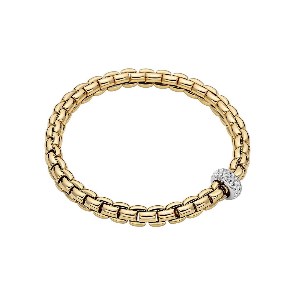 EKA ANNIVERSARIO COLLECTION - Flex'it bracelet with diamond pavé