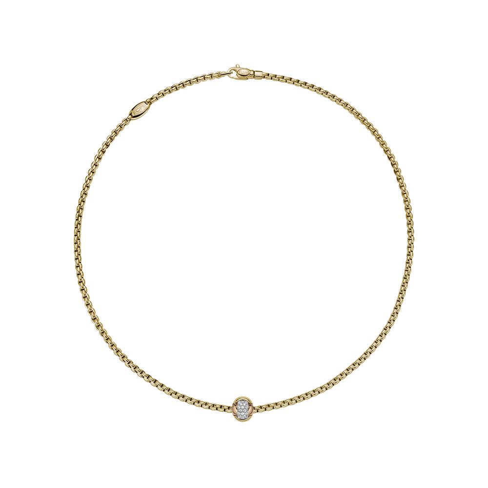 FOPE EKA TINY 0.25 CARAT DIAMOND NECKLACE - 738C BBR 