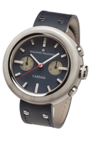 GUILIANO MAZZUOLI Carrara Marble Chrono black dial watch - Ogden Of Harrogate