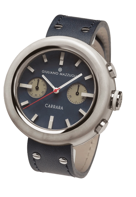 GUILIANO MAZZUOLI Carrara Marble Chrono black dial watch - Ogden Of Harrogate