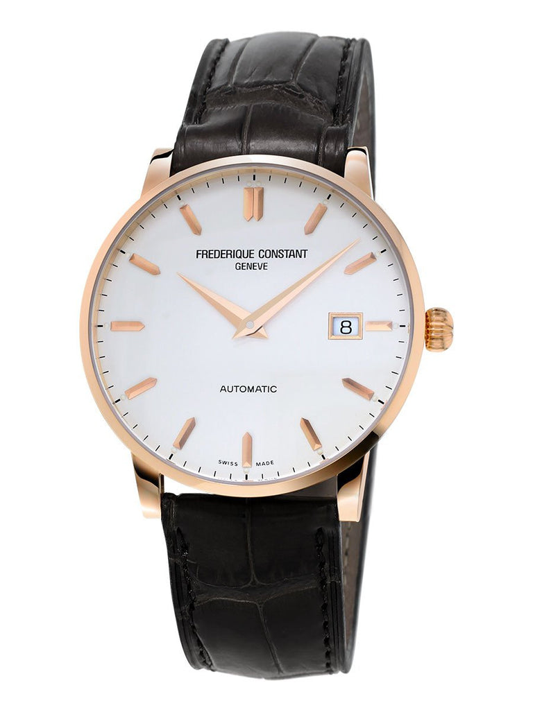 Frederique Constant Automatic Slimline Watch 18ct RG 40mm FC-316V5B9 - Ogden Of Harrogate