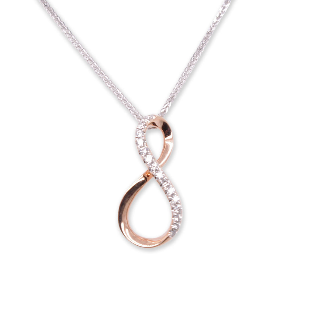 Rose Gold Infinity Pendant