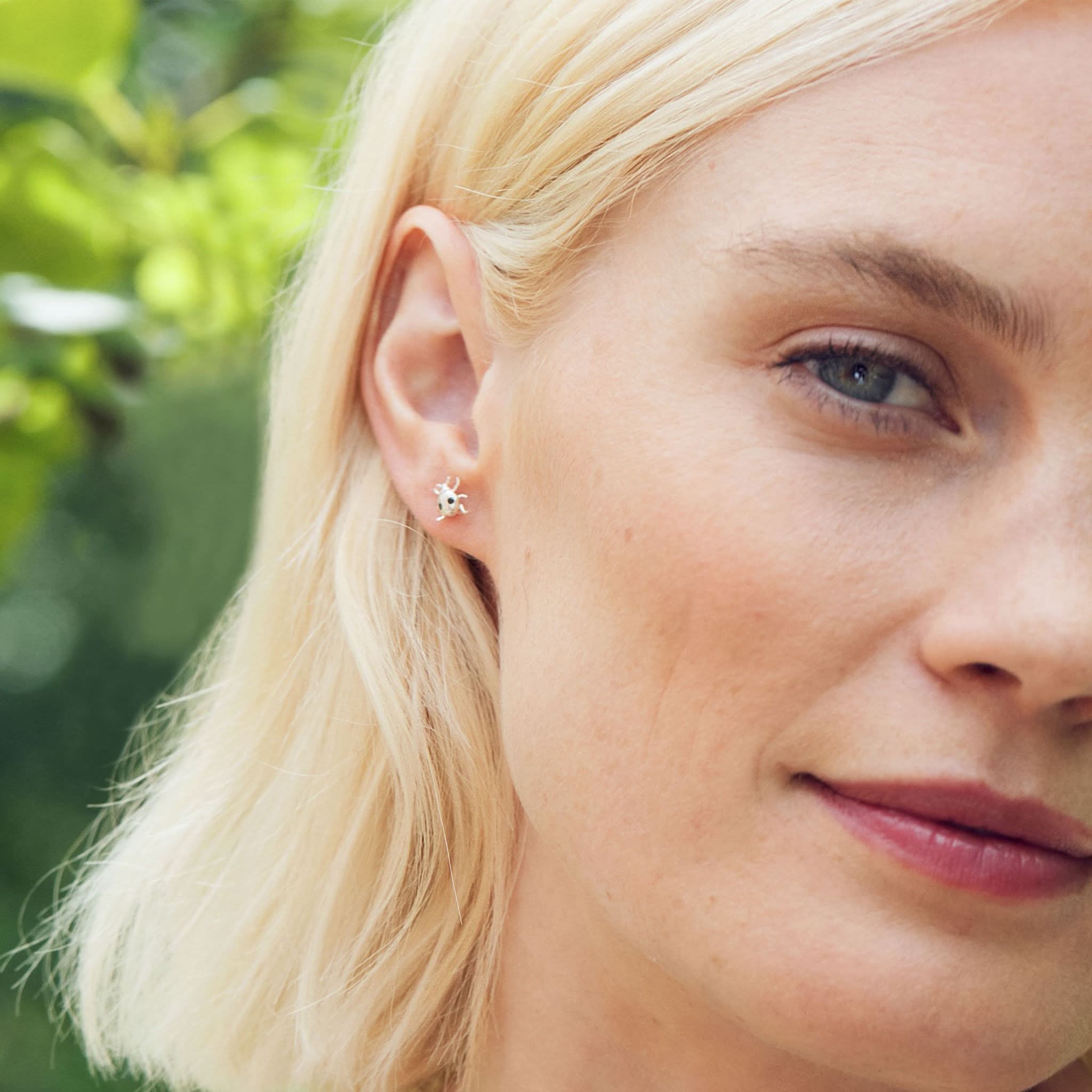 Alex Monroe Jewellery Alex Monroe Ladybird Stud Earrings