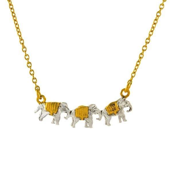 Alex Monroe Jewellery Alex Monroe Marching Elephant Necklace