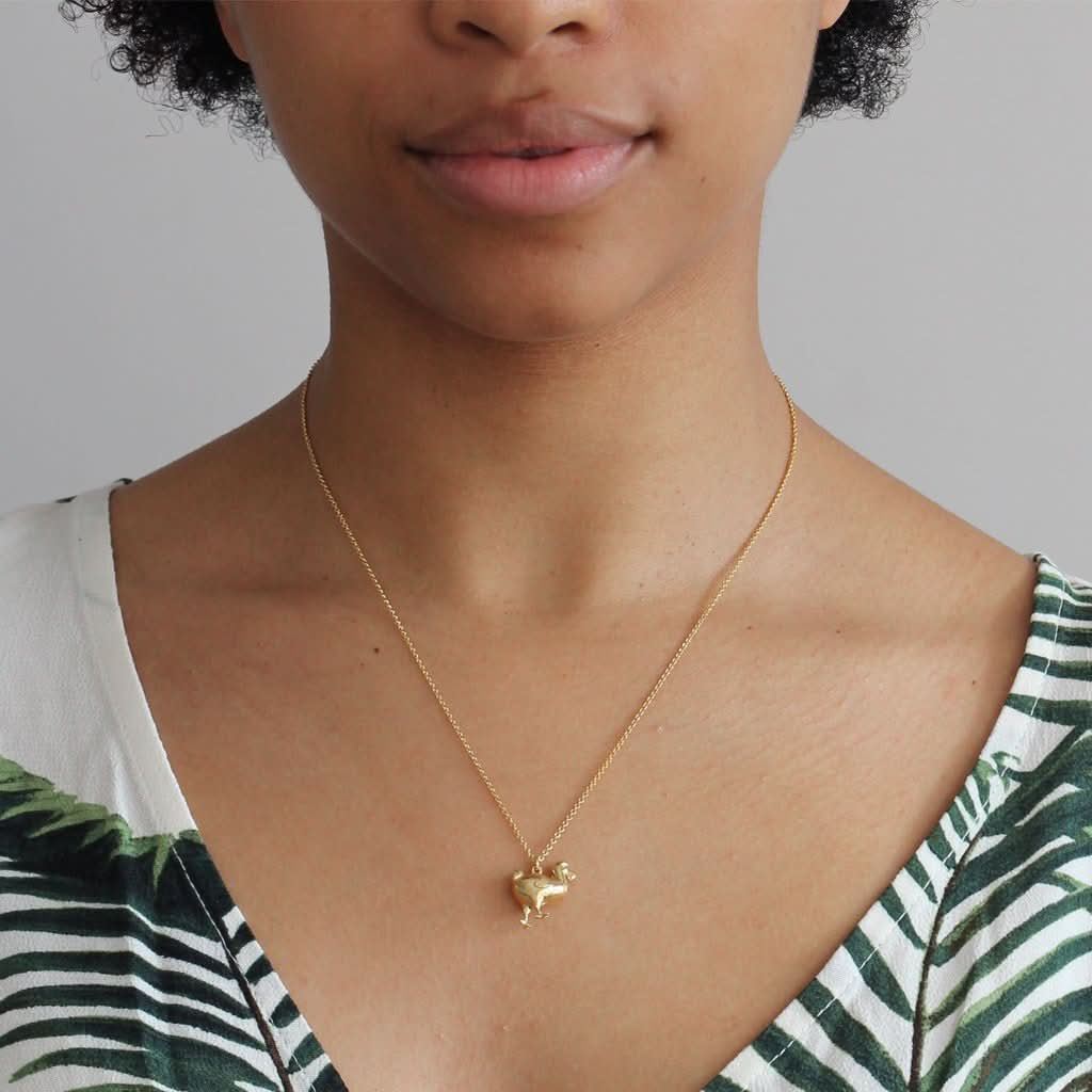 Alex Monroe Jewellery Dodo Necklace