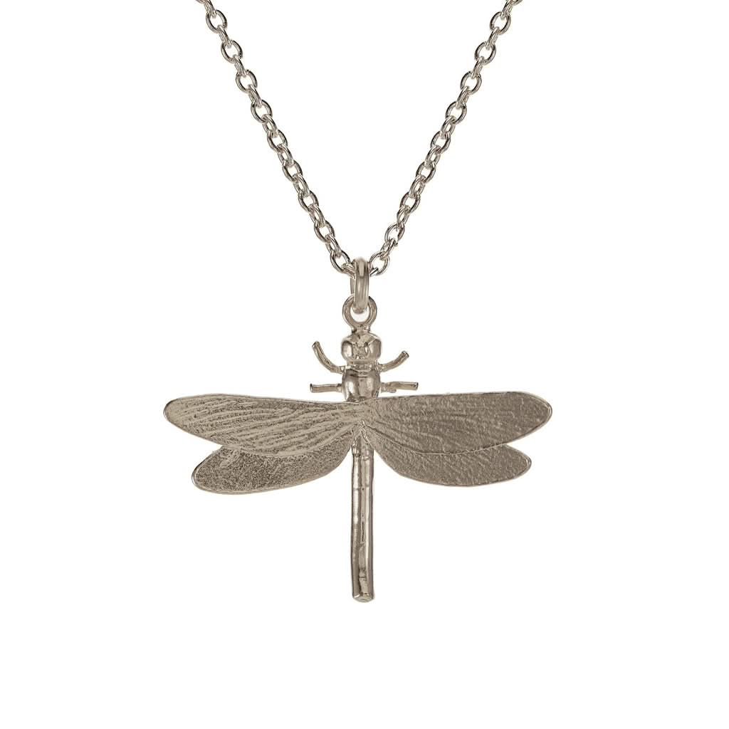 Alex Monroe Jewellery Silver Alex Monroe Dragonfly Necklace