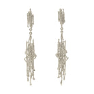 Alex Monroe Jewellery Silver Nest Structure Statement Drop Earrings