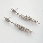 Alex Monroe Jewellery Silver Nest Structure Statement Drop Earrings