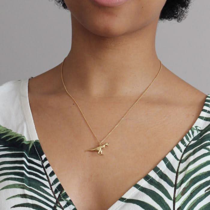 Alex Monroe Jewellery Tyrannosaurus Rex Necklace