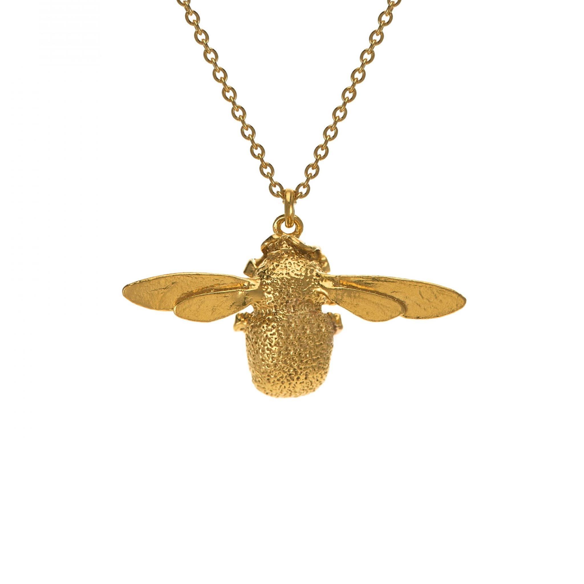Alex Monroe Jewellery Yellow Gold Plated Alex Monroe Bumblebee Necklace