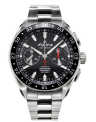 Alpina Luxury Watches Black ALPINA Alpiner 4 Gents Chronograph Watch AL-860B5AQ6B