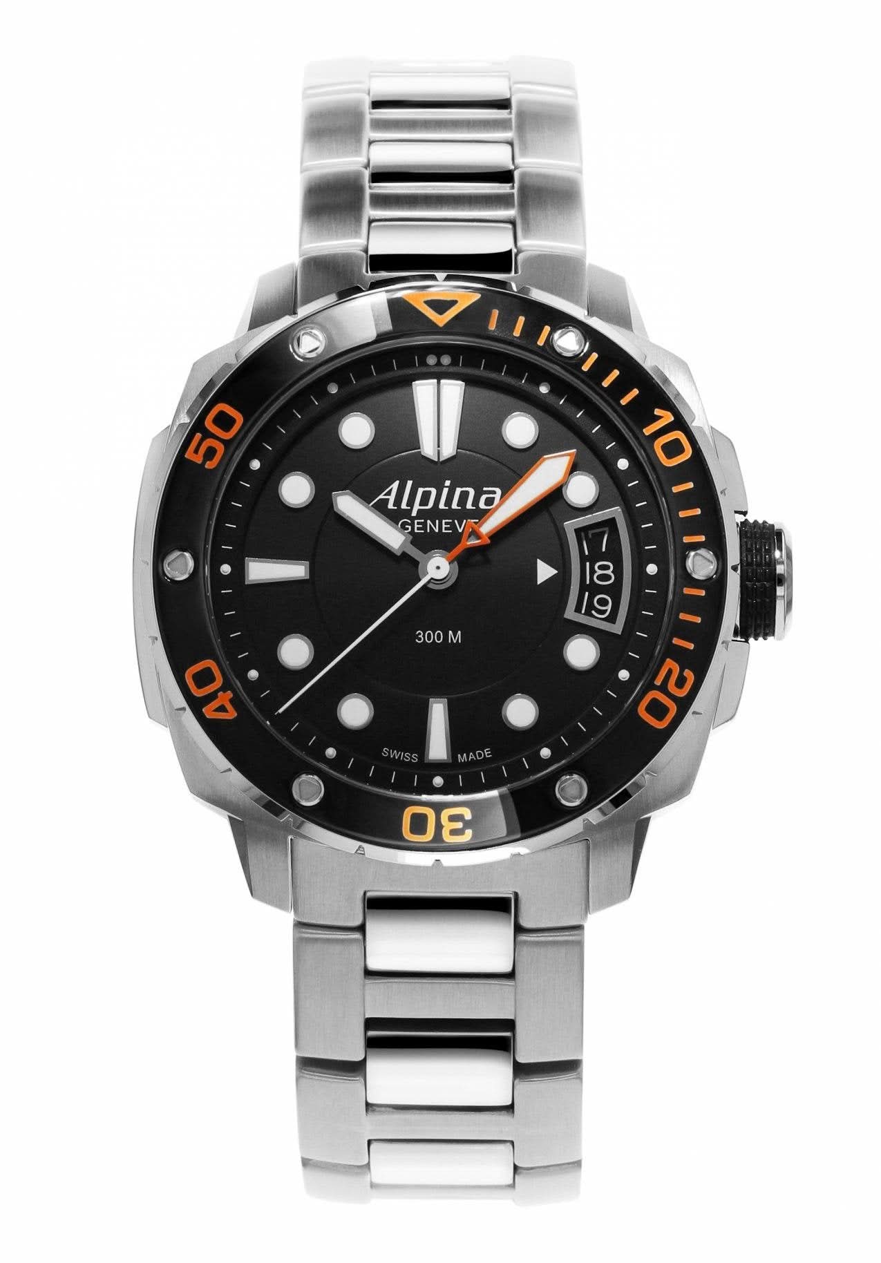 ALPINA Seastrong Lady Diver 300 Orange AL-240LBO3V6B – Ogden Of
