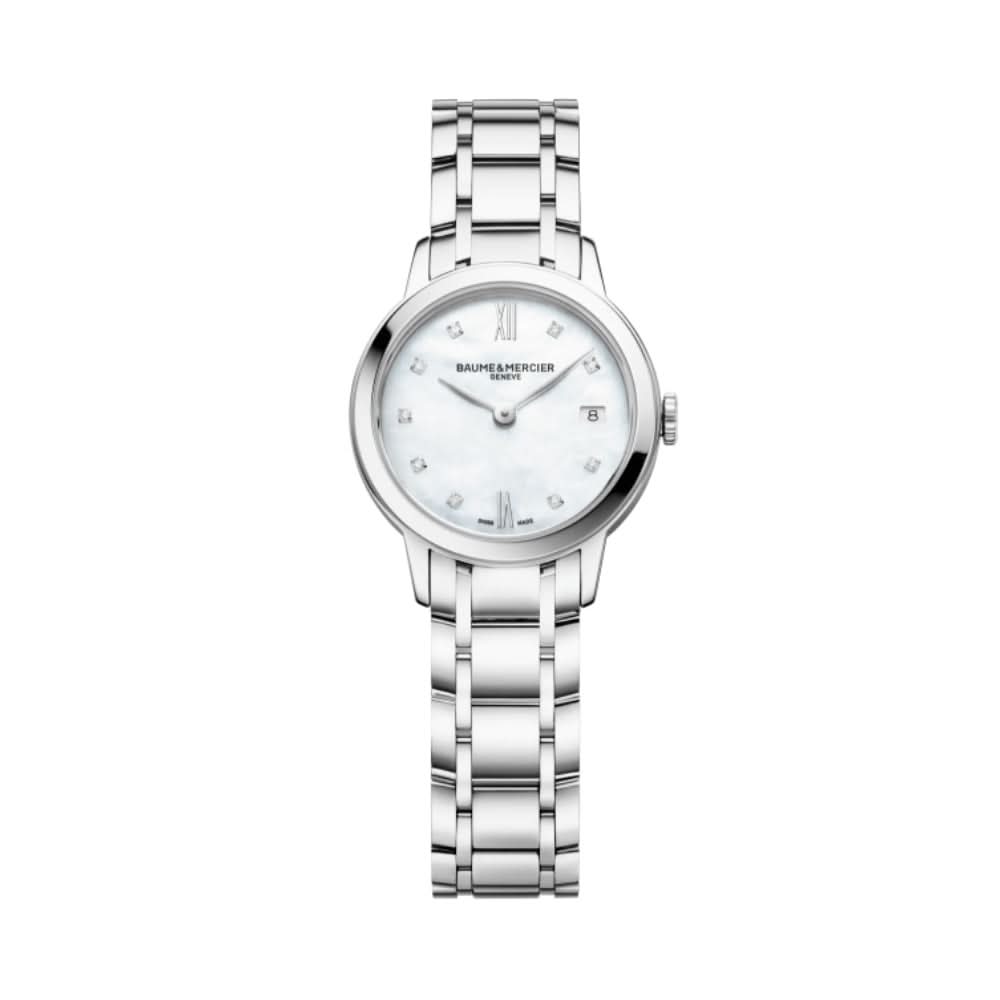 Baume et Mercier Luxury Watch Baume et Mercier Classima Diamond-Set Ladies Quartz Watch 10490