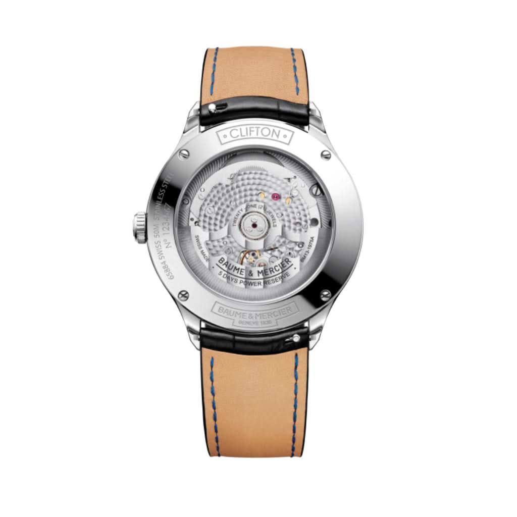 Baume et Mercier Luxury Watches Baume et Mercier Clifton Automatic Gents Watch 10518